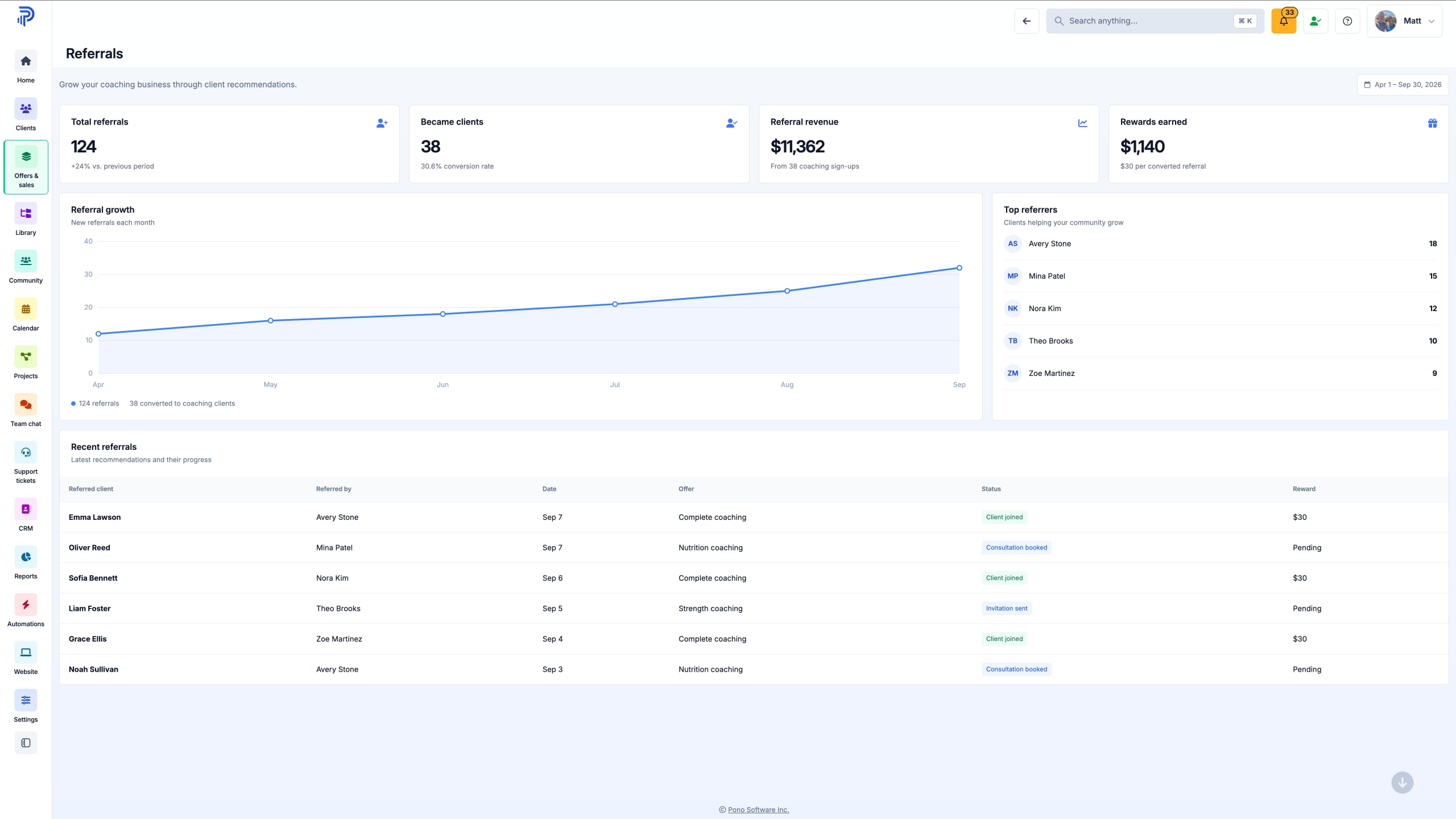 Referrals: Optional admin screenshot