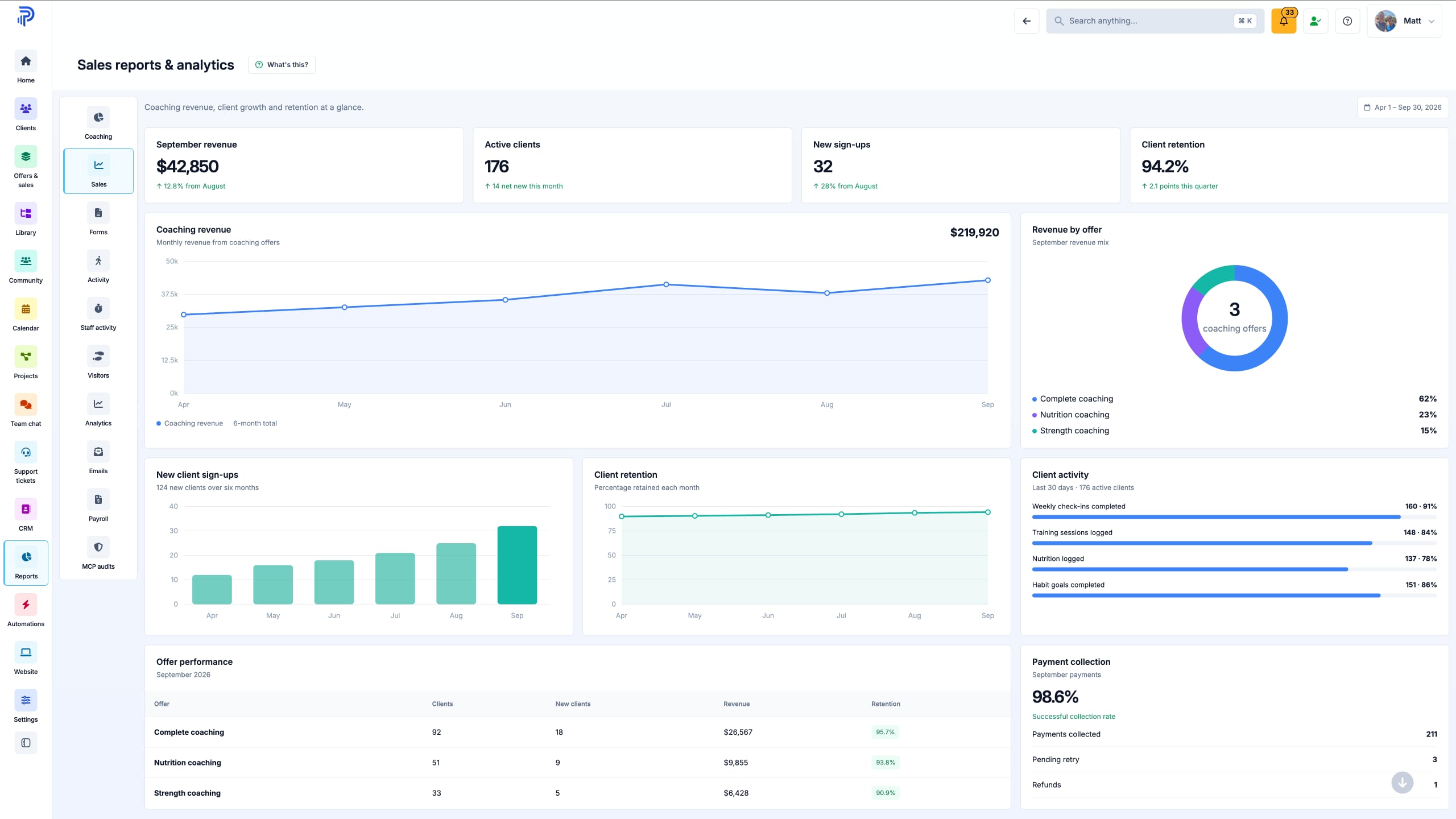 Reporting: Optional admin screenshot