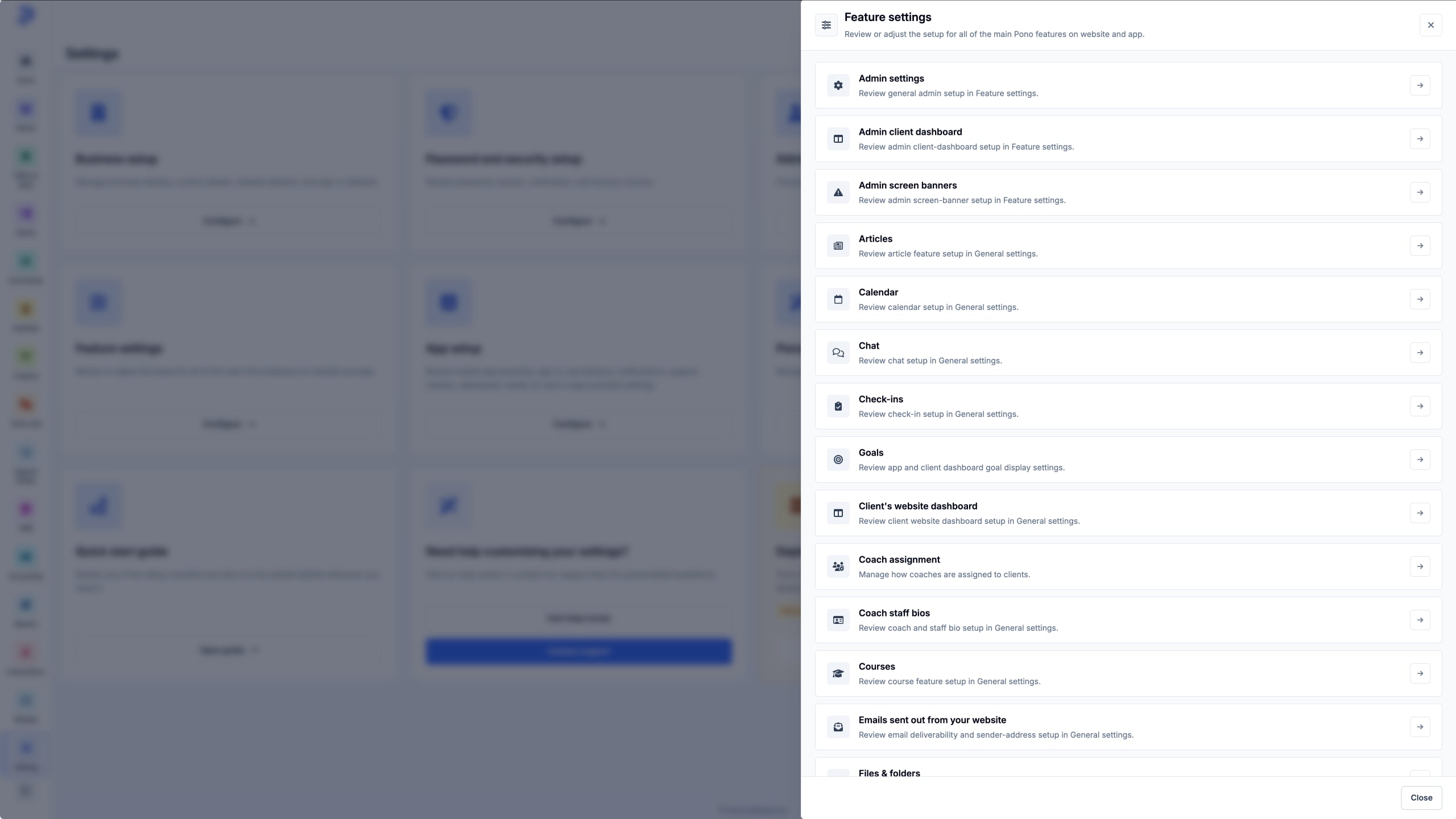 Endlessly customizable: Optional admin screenshot