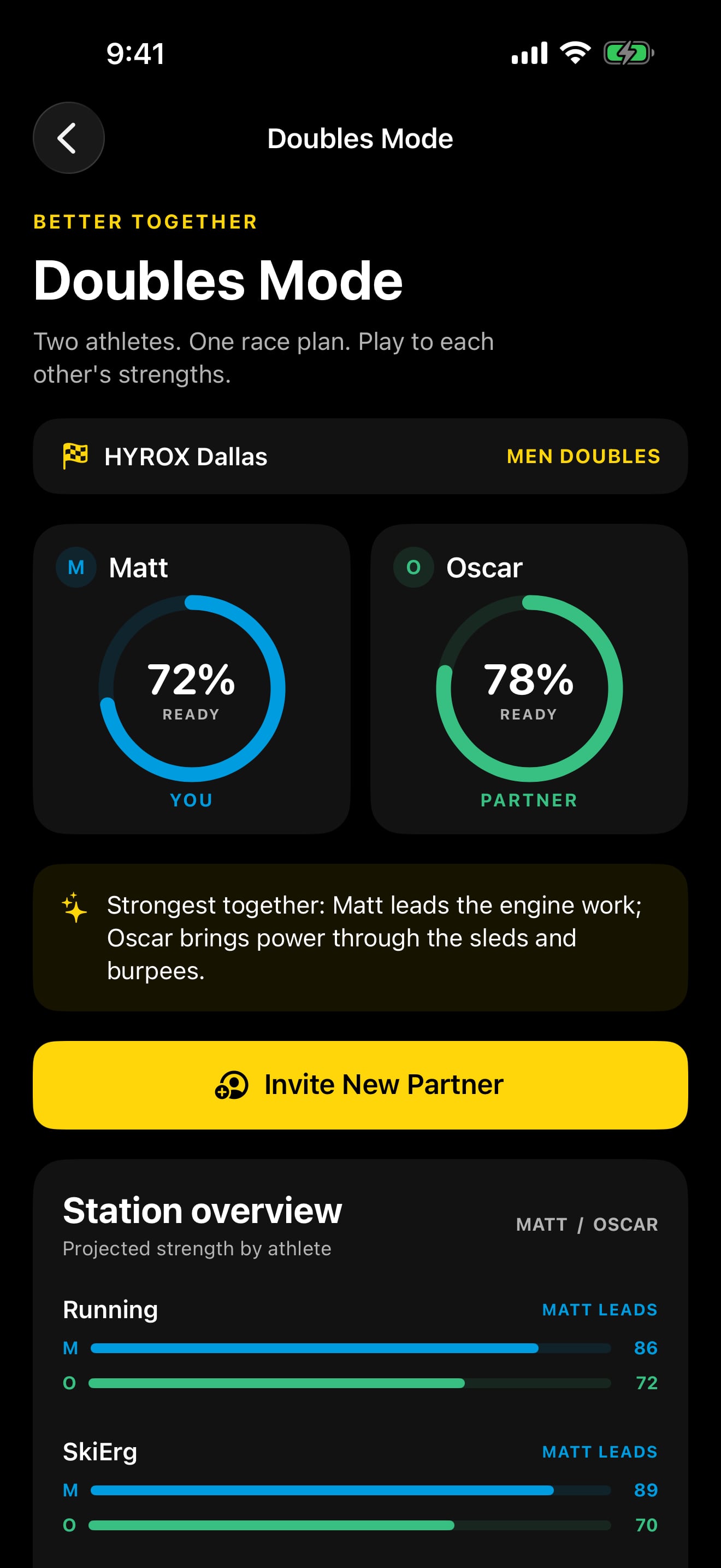 Doubles mode: Mobile screenshot 1