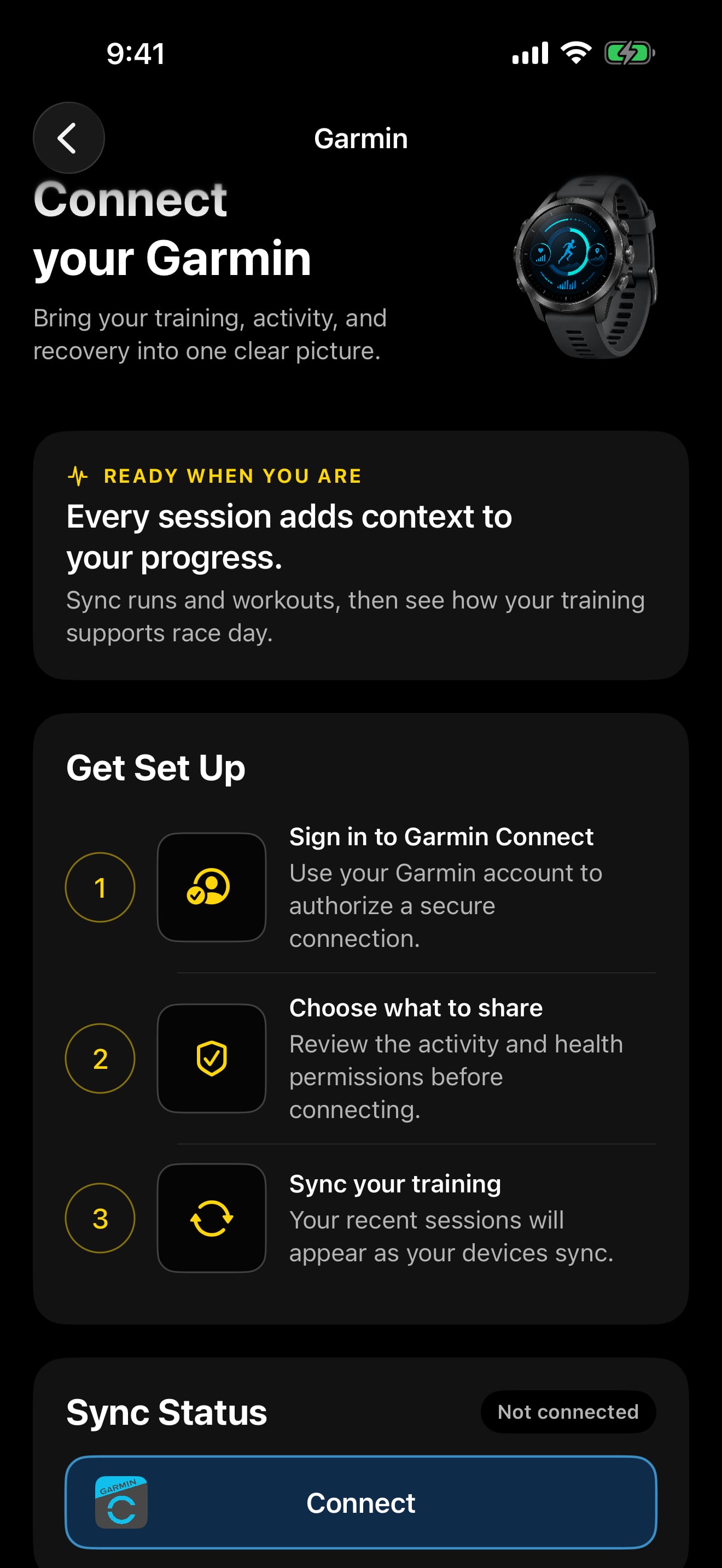 Apple Watch and Garmin: Optional mobile screenshot 2