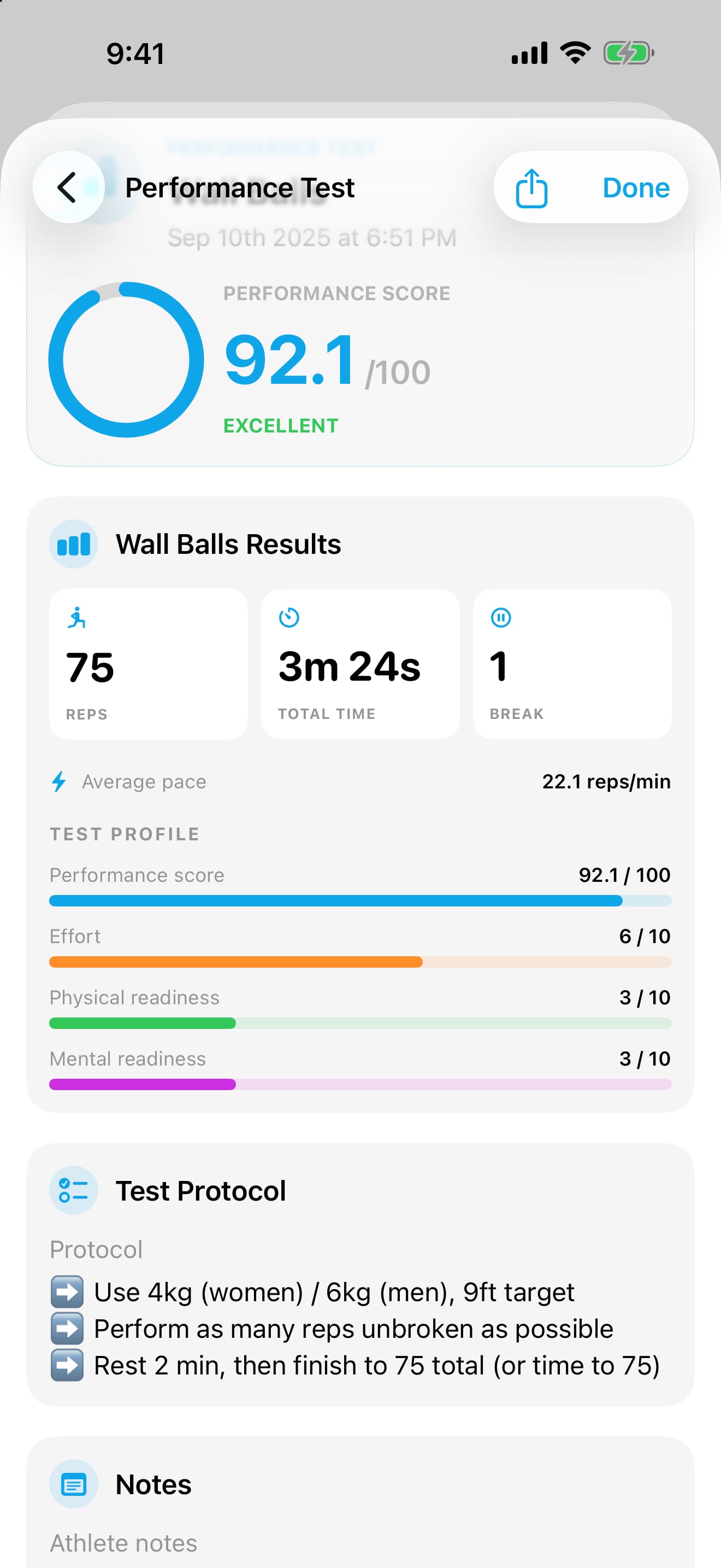Performance testing: Optional mobile screenshot 2