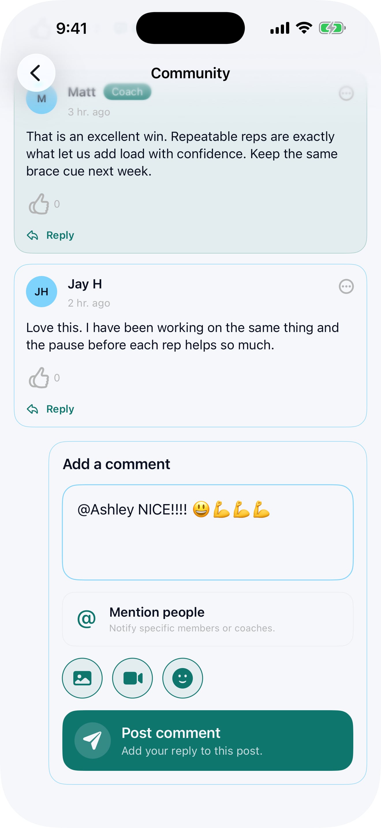 Replace this placeholder with a Community app screenshot