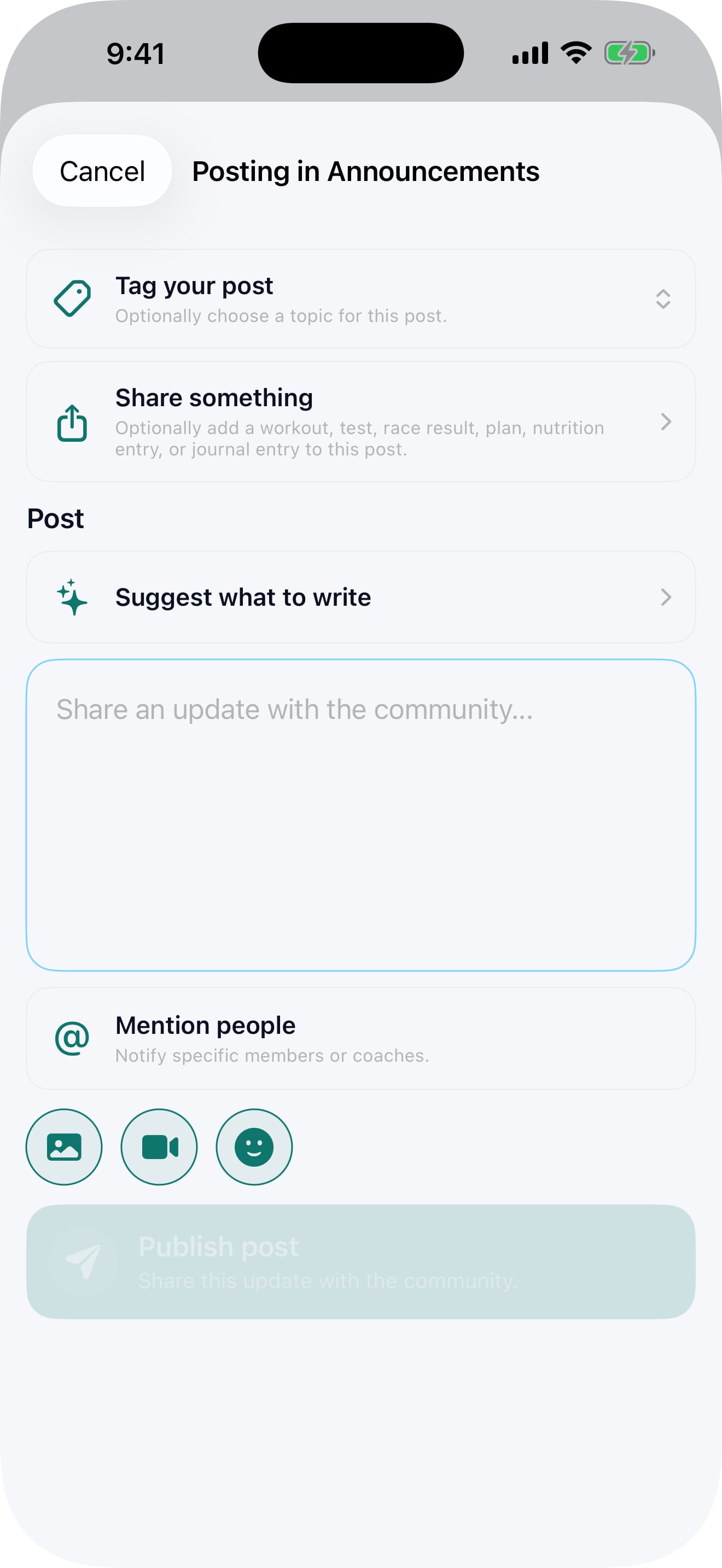 Replace this placeholder with a Community app screenshot