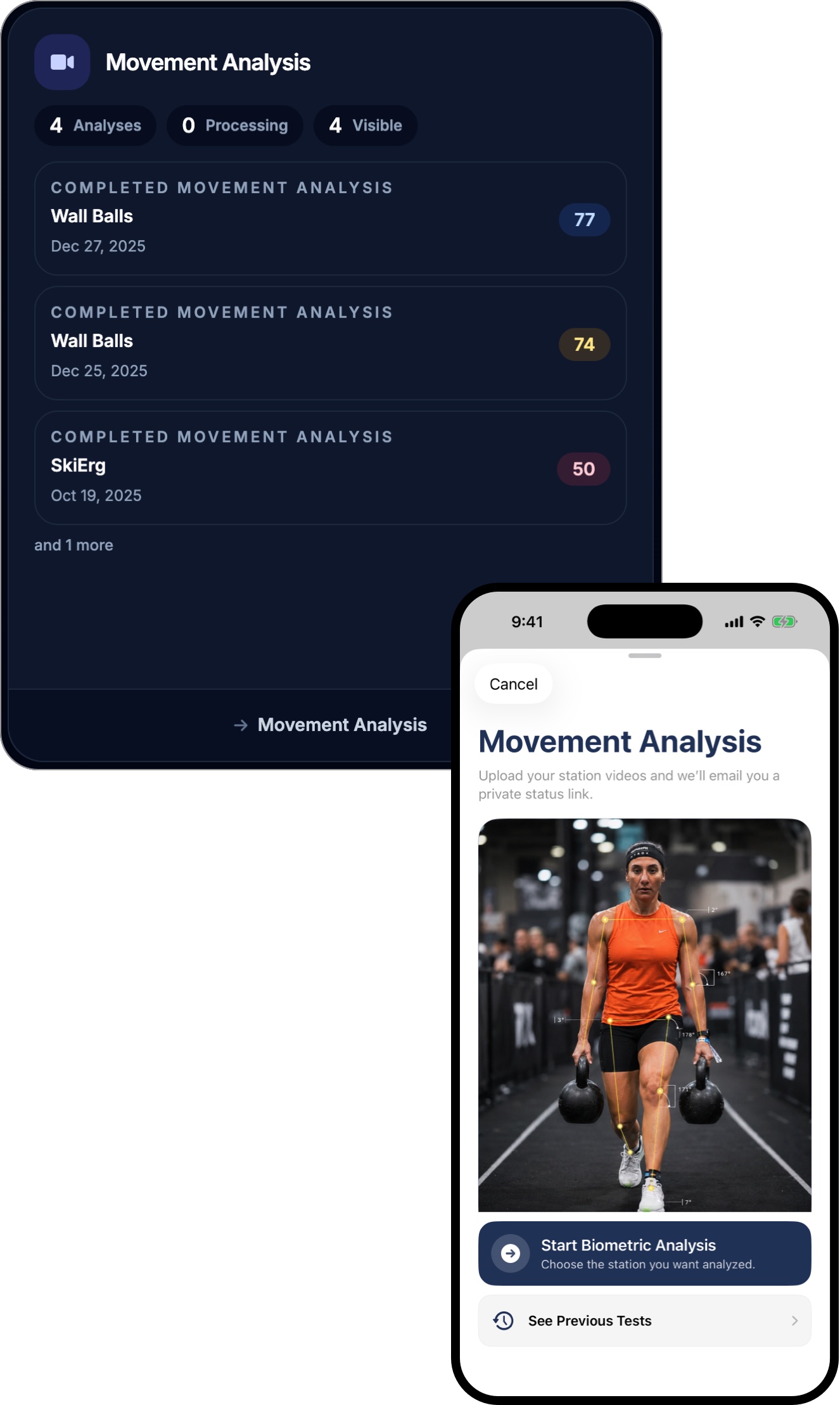 Movement Analysis screenshot placeholder
