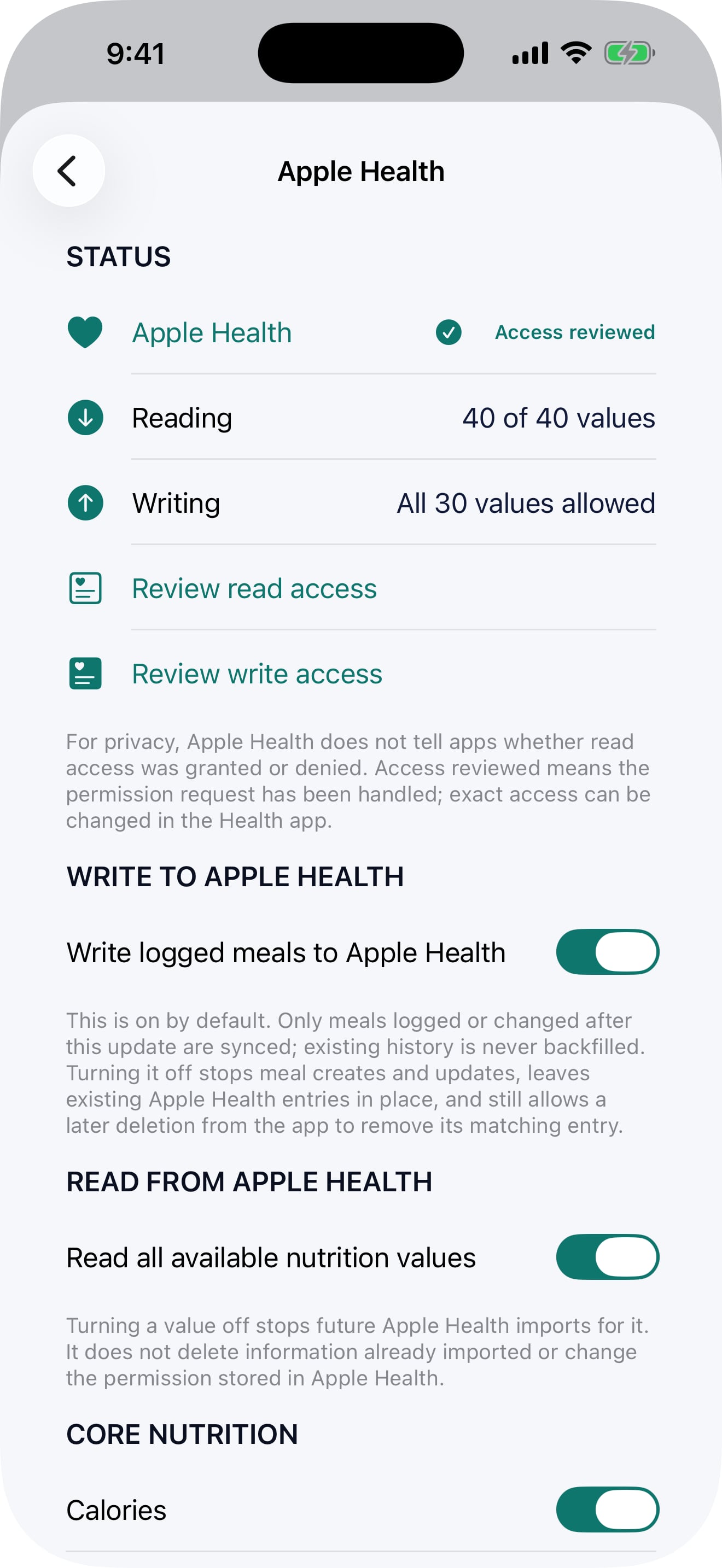 Replace this placeholder with a Connect to health screenshot