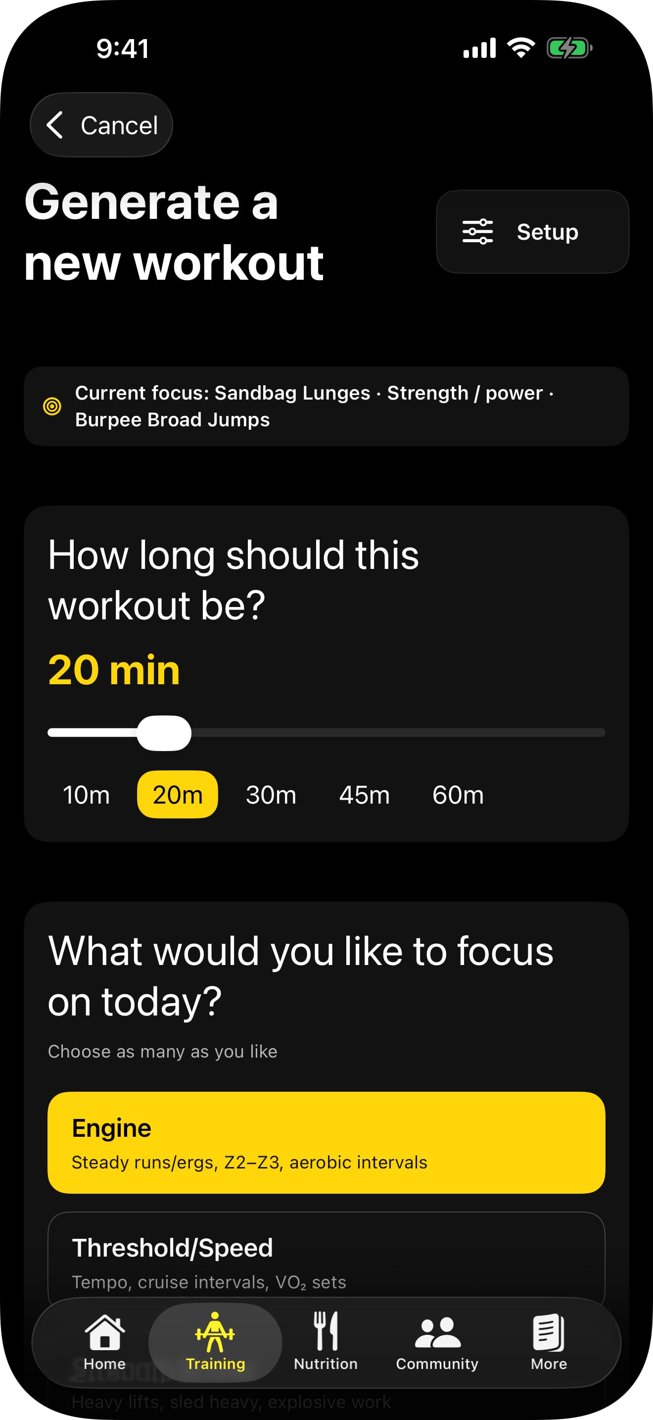 Upload an app screenshot
