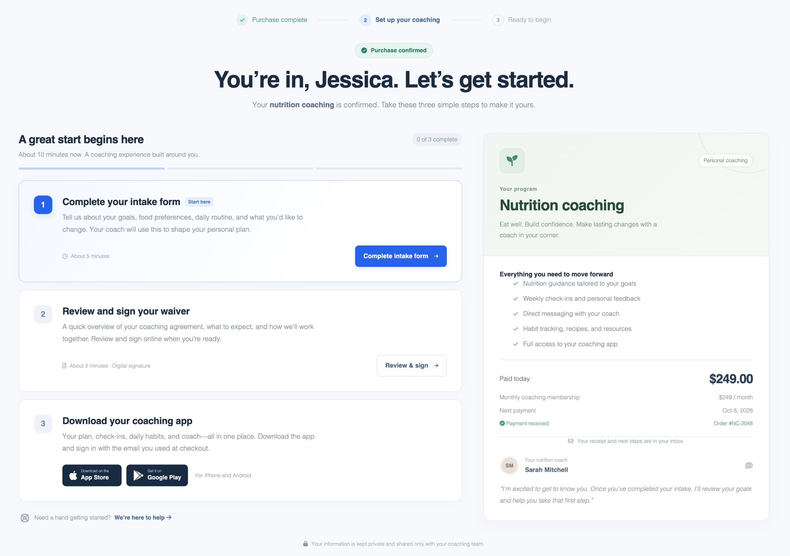Pono admin screenshot placeholder for client onboarding