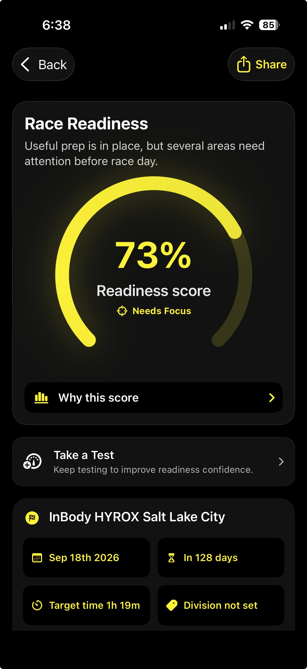 Warrior Lab app screenshot