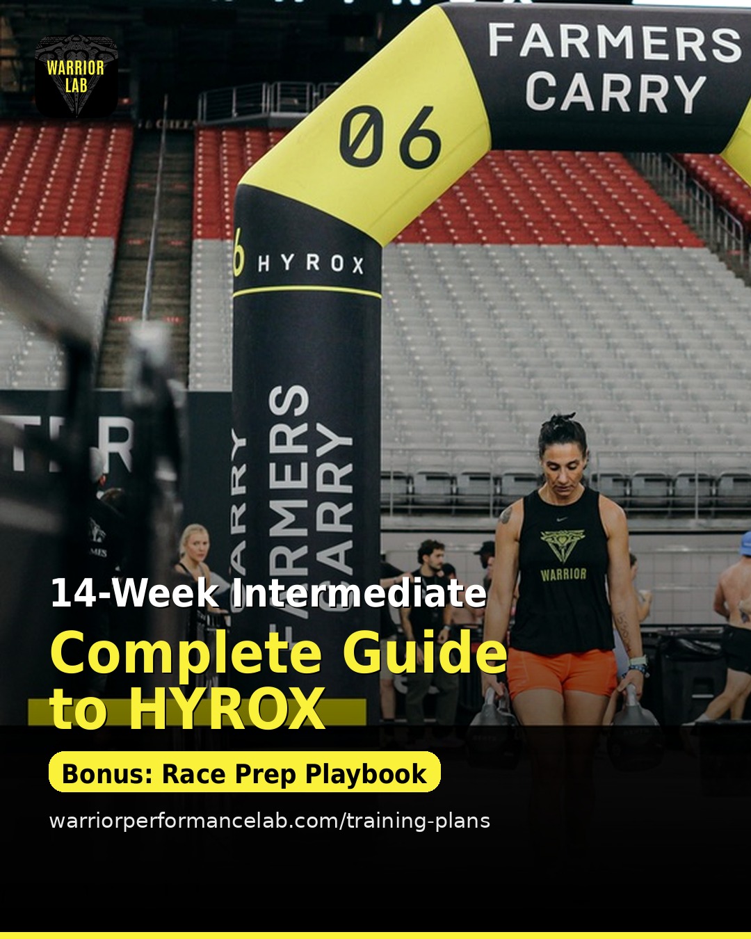 14 Week Intermediate Complete Guide HYROX Training Plan & Bonus Race Prep Playbook
