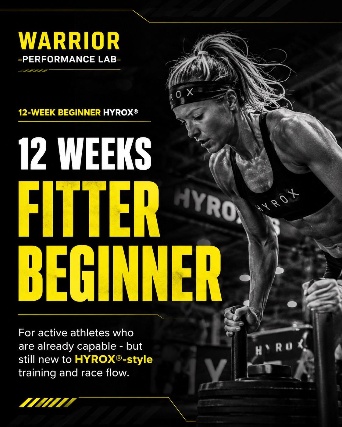 Fitter Beginner 12-Week HYROX® Training Plan
