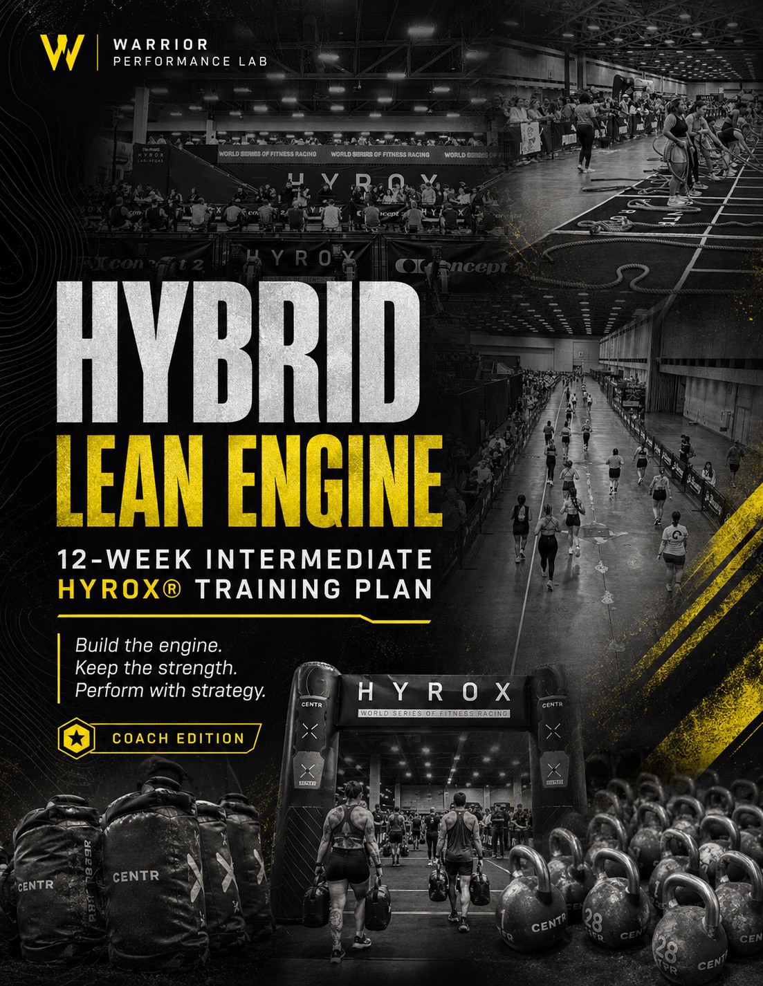 Hybrid Lean Engine Intermediate 12 Weeks HYROX Training Plan